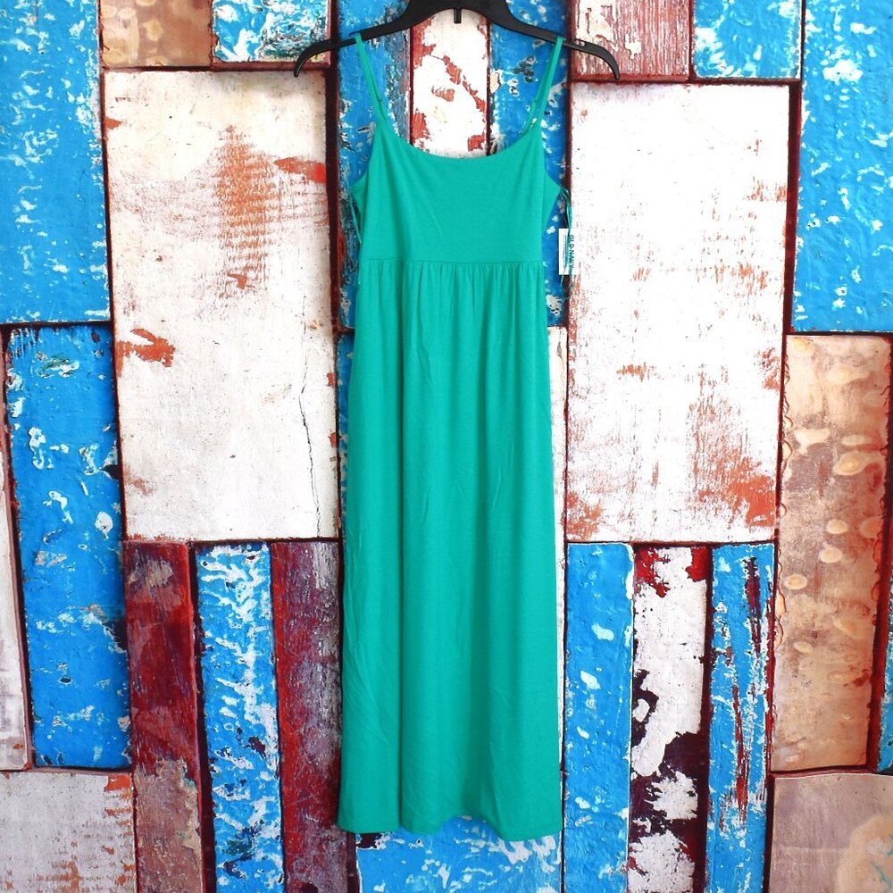 Women's Old Navy Fit & Flare Cami Midi Dress Sleeveless XSMALL Glass Bead NEW